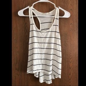 Black and white tank top